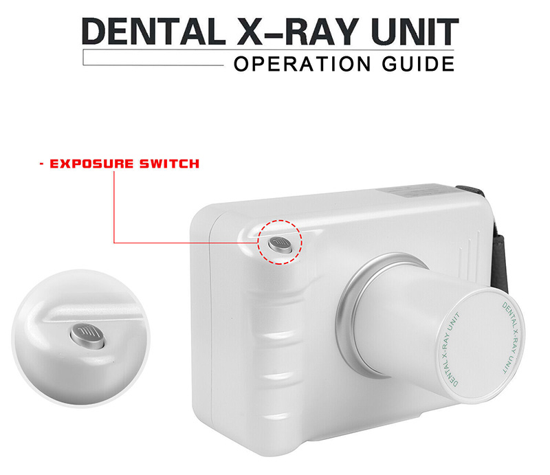 Máquina de rayos X dental portátil de alta frecuencia cámara de imágenes de rayos X digitales